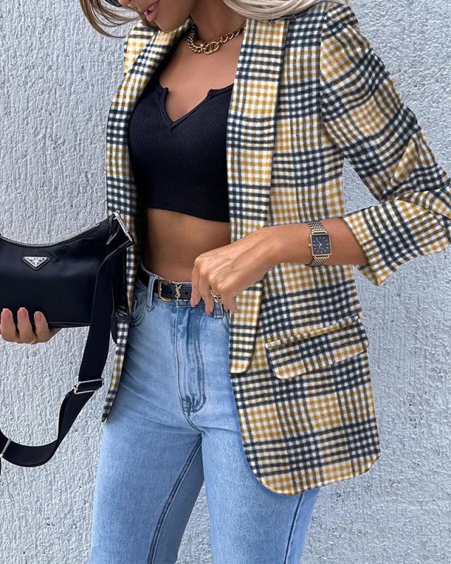 Women's Blazer Red Jacket Woman Black Elegant Fashion Blazers Female Coat Spring Casual Office Ladies Clothing